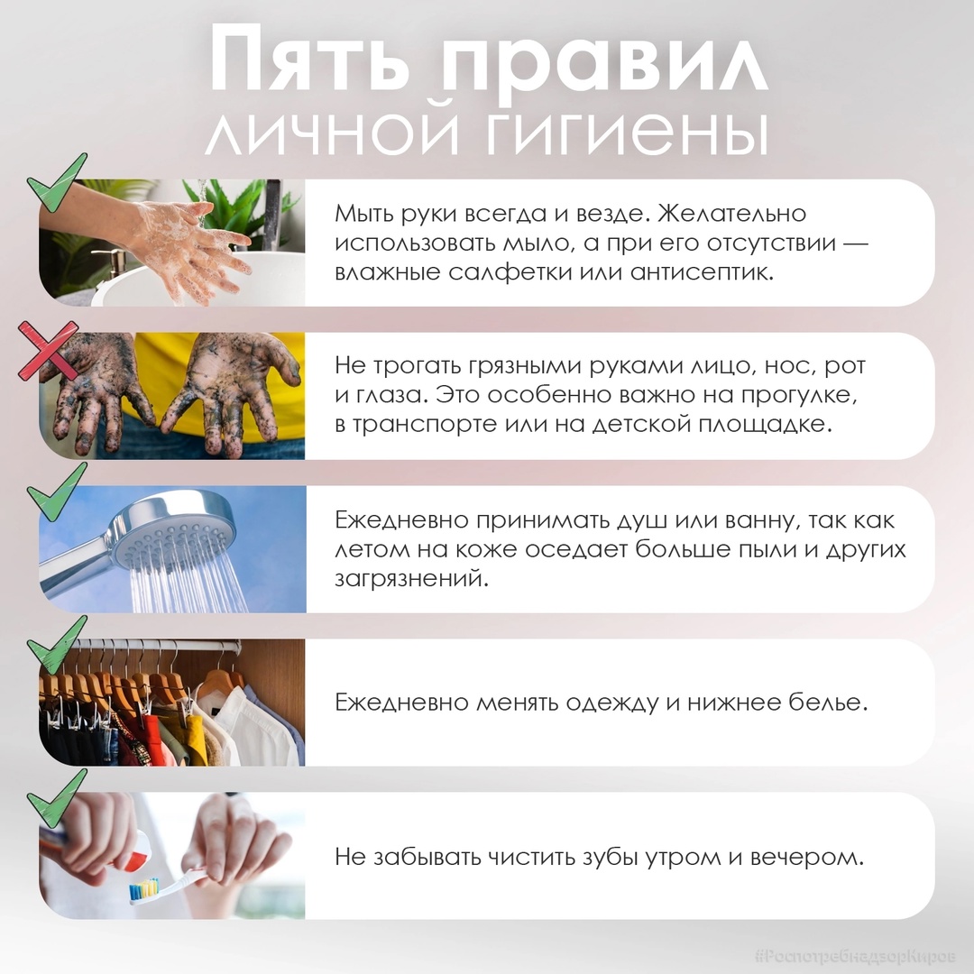 ПРАВИЛА ЛИЧНОЙ ГИГИЕНЫ.
